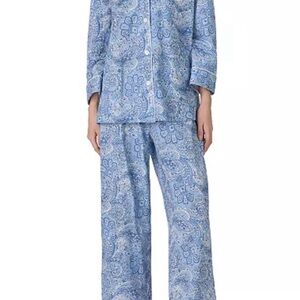 Ralph Lauren Blue Paisley Pajama Top only